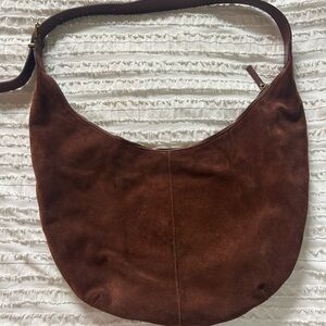 Madewell Suede Hobo Bag